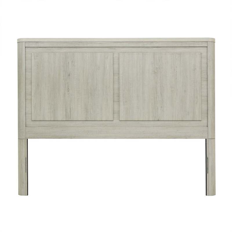 Bowery Hill Queen Panel Bed with Pilasters and Overlay Panels in White