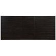 Bowery Hill Rectangular Wooden Dining Table with Leaf in Rustic Walnut