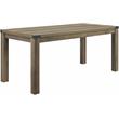 Bowery Hill Wooden Rectangular Dining Table with Rustic Finish 71