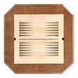 Bowery Hill 2-Drawer Wooden Game Table in Walnut with Reversible Game Tray