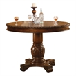 Bowery Hill Counter Height Table with Round Pedestal Base in Cherry