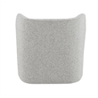 Bowery Hill Accent Chair in Gray Tweed with Wooden Inner Frame