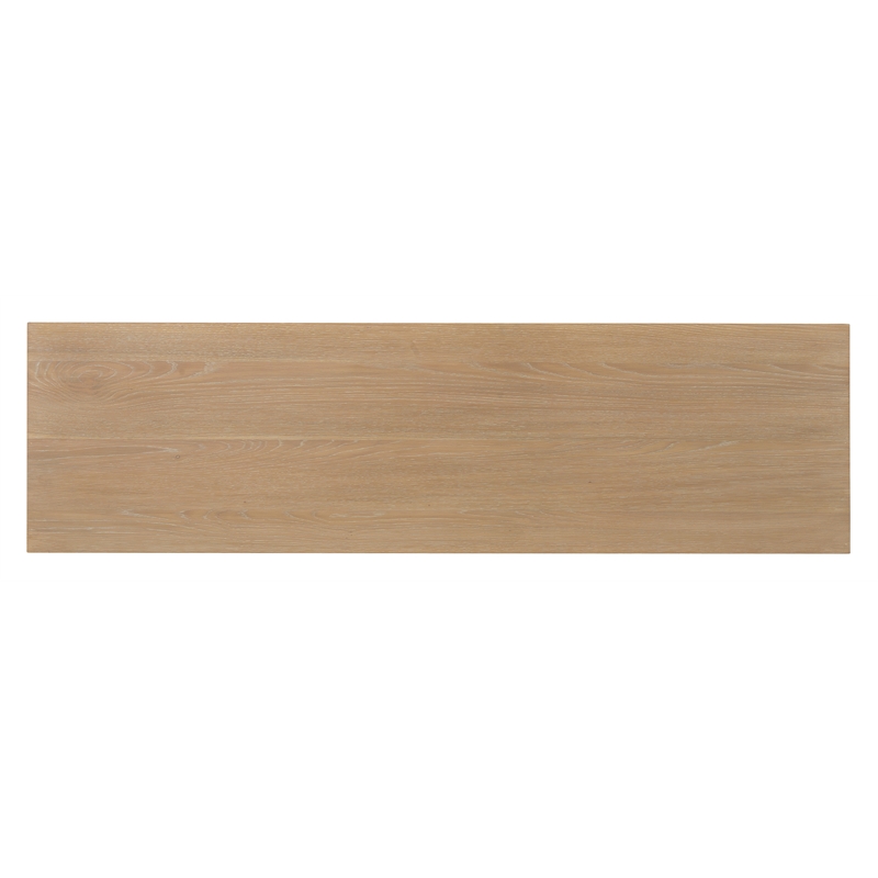 Bowery Hill 7-Drawer Dresser in Natural Wood Desert Oak Finish