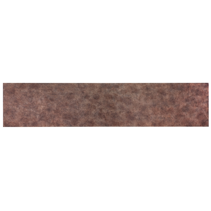 Bowery Hill Scallop Leg Console in Brown Wood with Silver Leaf