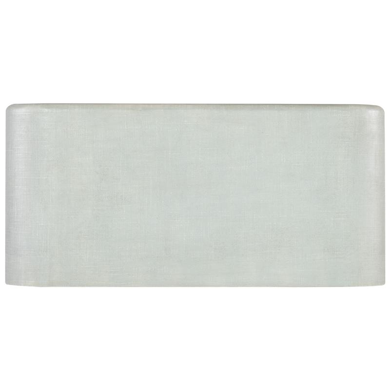Bowery Hill 3-Drawer Linen Accent Chest with Acrylic Legs in Green