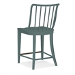 Bowery Hill Spindle Back Counter Chair in Seaspray Blue Finish
