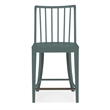 Bowery Hill Spindle Back Counter Chair in Seaspray Blue Finish