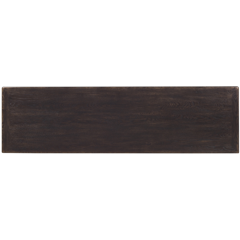 Bowery Hill 9-Drawer Dresser with Jewelry Tray in Black Wood