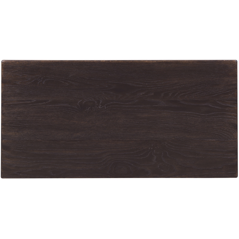 Bowery Hill 3-Drawer Bachelor's Chest with Geometric Fronts in Black Wood