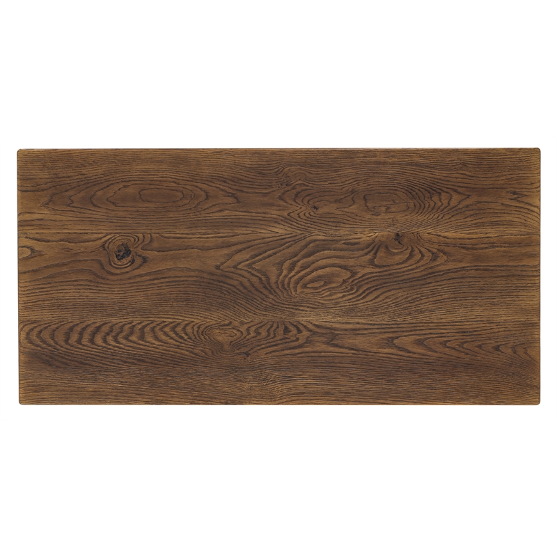 Bowery Hill 3-Drawer Bachelor's Chest with Geometric Fronts in Brown Wood