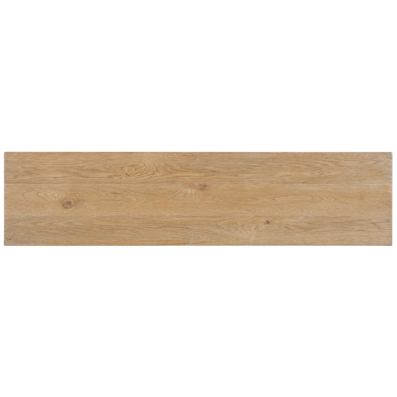 Bowery Hill 4-Drawer Sideboard Base with Silverware Tray in Light Brown