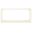 Bowery Hill Console Table with Open Storage in Cream Wood Finish
