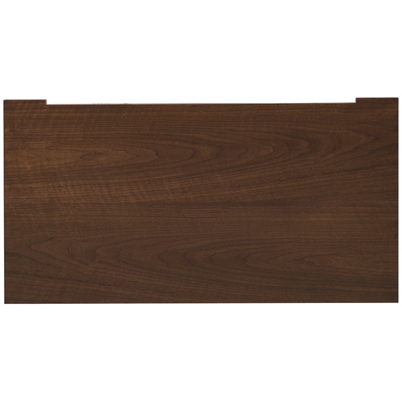 Bowery Hill 6-Drawer Bedroom Chest in Dark Figured Walnut Finish
