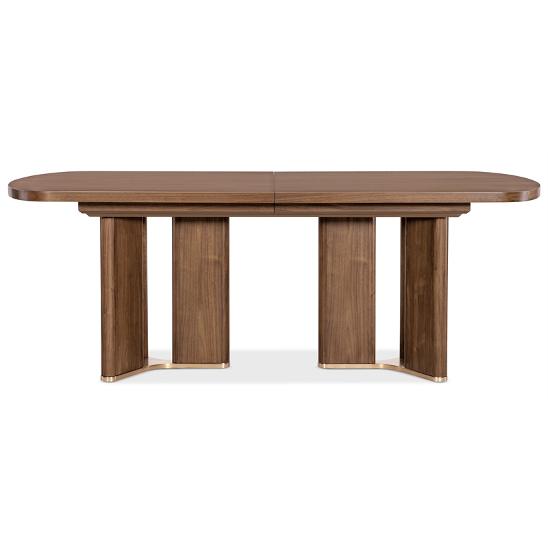 Bowery Hill Rectangle Dining Table with Two 20in Leaves in Medium