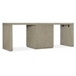 Bowery Hill 84in Home Office Desk with One Centered File Drawer