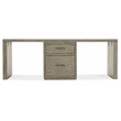 Bowery Hill 84in Home Office Desk with One Centered File Drawer