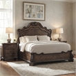 Bowery Hill 3-Drawer Nightstand in Rustic Walnut Finish with Cedar Lining