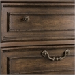 Bowery Hill 3-Drawer Nightstand in Rustic Walnut Finish with Cedar Lining