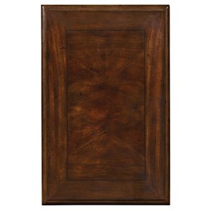 Bowery Hill Chairside End Table in Mahogany Finish with 3 Drawers