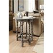 Bowery Hill Gate Leg Round Table in Blue Distressed Finish