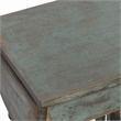 Bowery Hill Gate Leg Round Table in Blue Distressed Finish