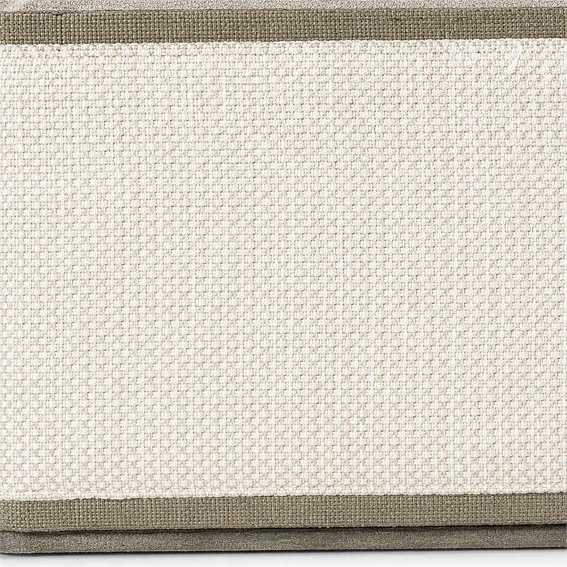 Bowery Hill Queen Upholstered Shelter Bed in Grey Wood Finish