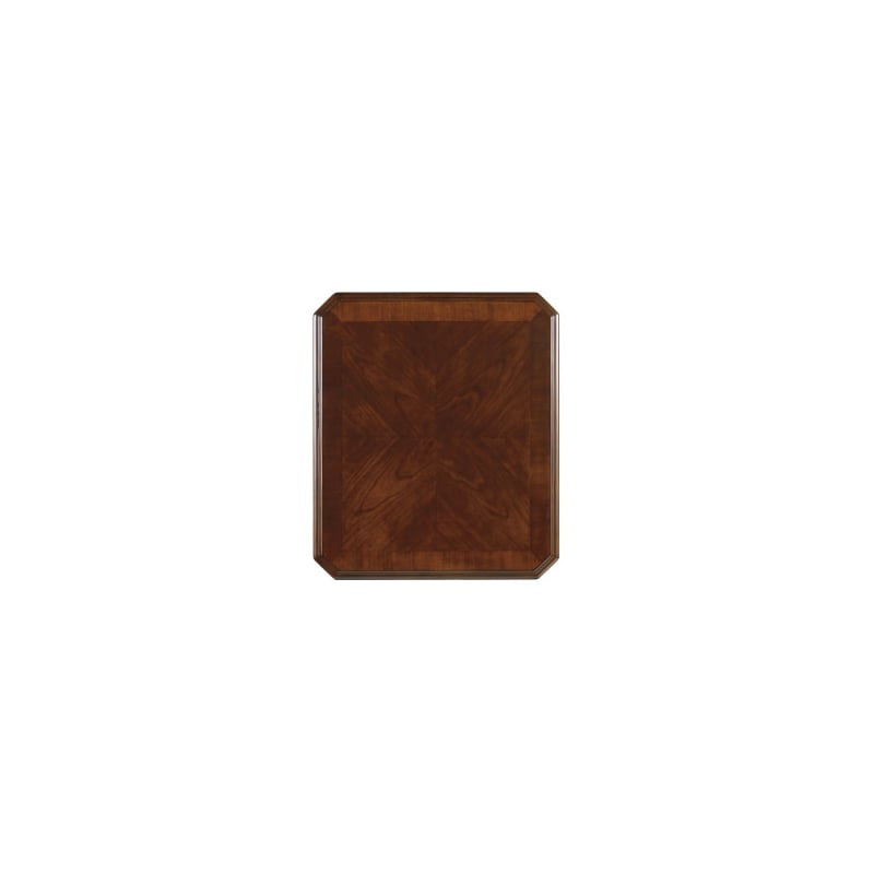 Bowery Hill Wooden End Table with Drawer and Shelf in Brown Cherry