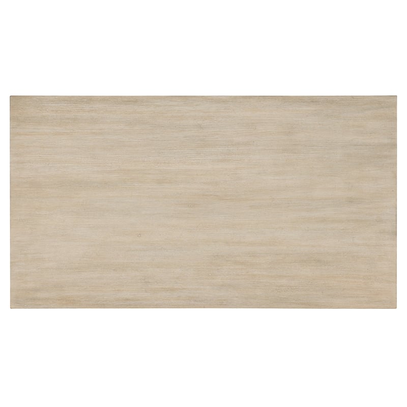 Bowery Hill Natural Wood Rectangle Cocktail Table with Interlocking Base