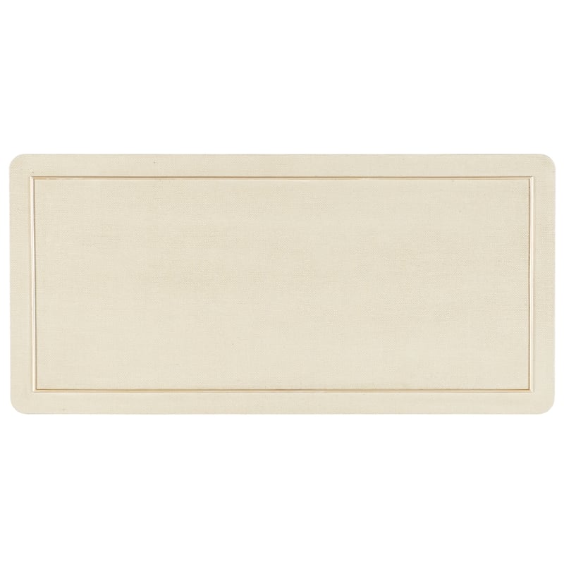 Bowery Hill Raffia Three-Drawer Chest with Cream Flax Finish