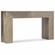 Bowery Hill Tivoli Metal Console Table in German Silver