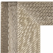 Bowery Hill Tivoli Metal Console Table in German Silver