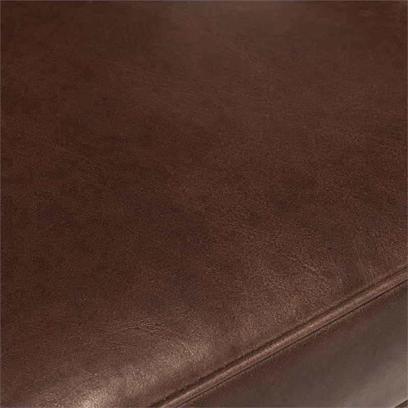 Bowery Hill Rylea Manual Push Back Recliner with Nailhead Trim