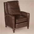 Bowery Hill Rylea Manual Push Back Recliner with Nailhead Trim