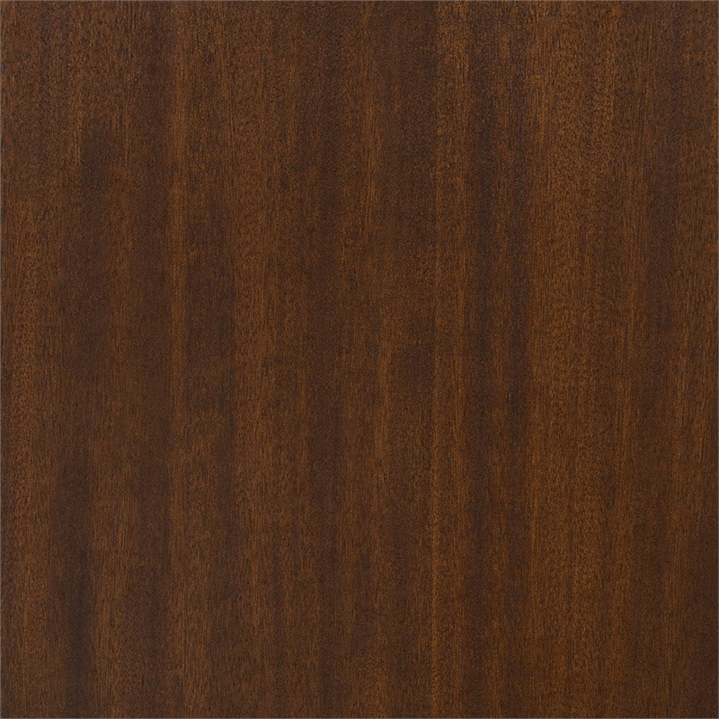 Bowery Hill Archives California King Panel Bed in Dark Natural Wood