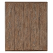 Bowery Hill Americana Rectangular Wood End Table in Distressed Brown