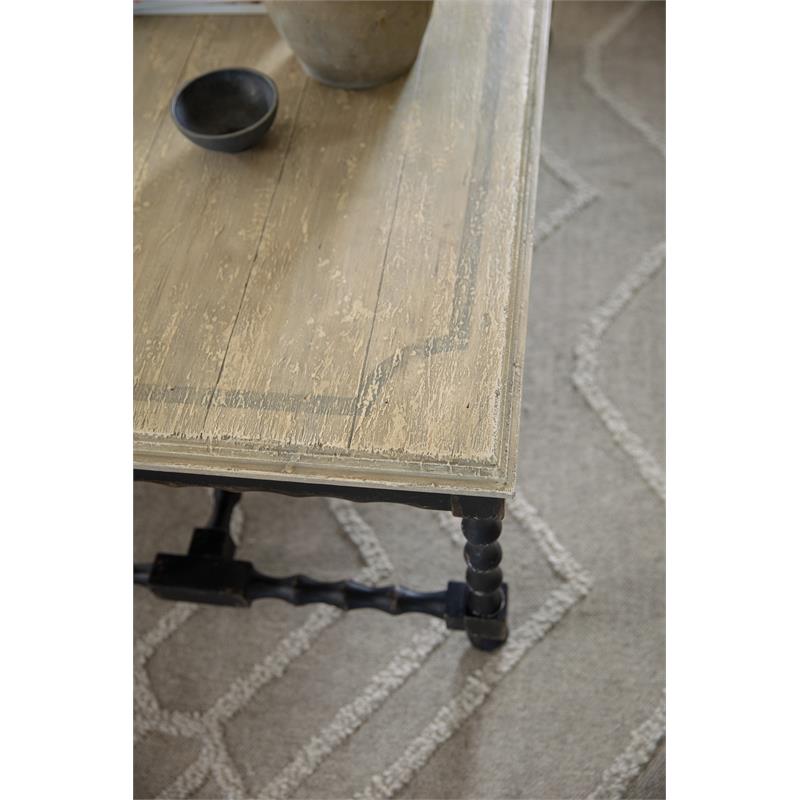 Bowery Hill Rectangle Living Room Cocktail Table in Timeworn Gray