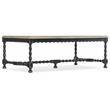 Bowery Hill Rectangle Living Room Cocktail Table in Timeworn Gray