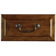 Bowery Hill 3 Drawer Writing Desk with Keyboard Drawer in Medium Wood