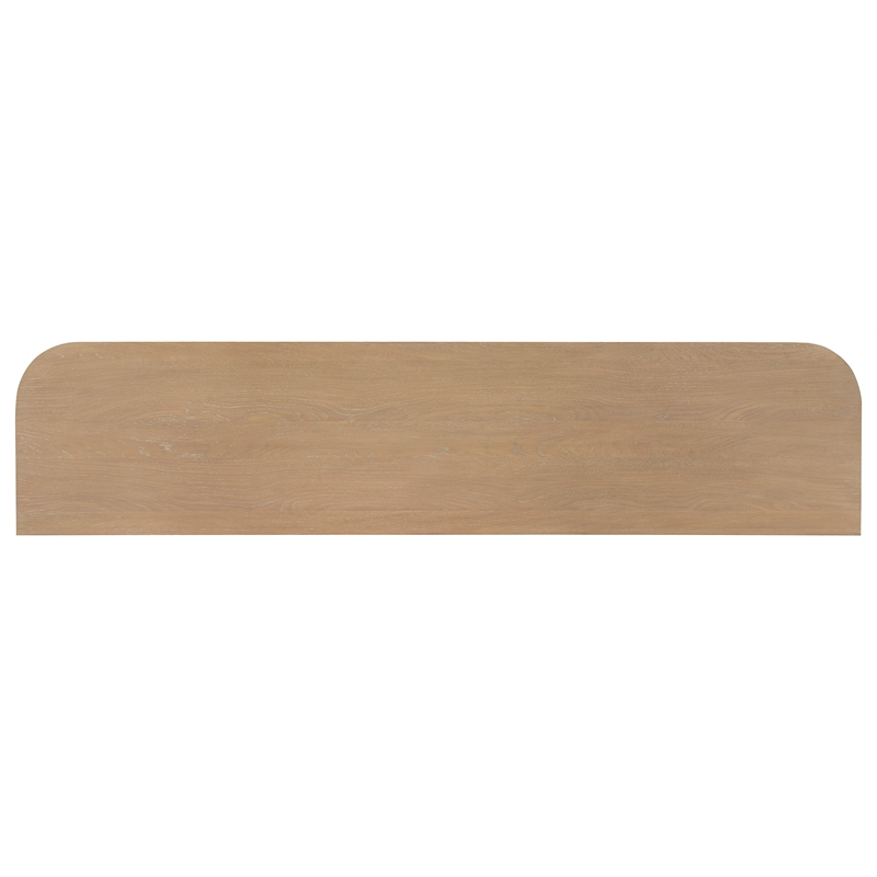 Bowery Hill 4 Door Entertainment Console in Desert Oak Natural Wood