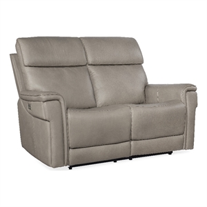 Bowery Hill Zero Gravity Power Loveseat with Power Headrest and Lumbar