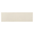 Bowery Hill Arched Burlap Wrapped Console Table in Cream Pebble Beach