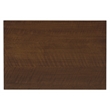 Bowery Hill 2 Drawer Walnut Nightstand with Open Storage in Dark Walnut