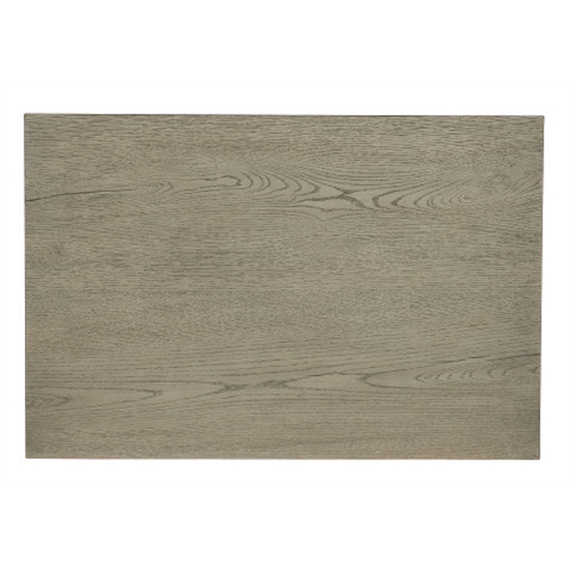 Bowery Hill 2 Drawer Home Office Lateral File in Smoked Gray Finish