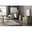 Bowery Hill 2 Drawer Home Office Lateral File in Smoked Gray Finish