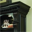 Bowery Hill 12 Shelf Bookcase with Bottom Storage in Black Finish