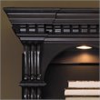 Bowery Hill 12 Shelf Bookcase with Bottom Storage in Black Finish