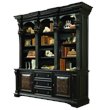 Bowery Hill 12 Shelf Bookcase with Bottom Storage in Black Finish