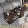 Bowery Hill Modern Wood Storage Coffee Table in Walnut Finish