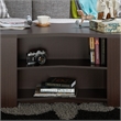 Bowery Hill Modern Wood Storage Coffee Table in Walnut Finish
