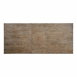 Bowery Hill Rustic Solid Wood Dining Table in Natural Tone Finish